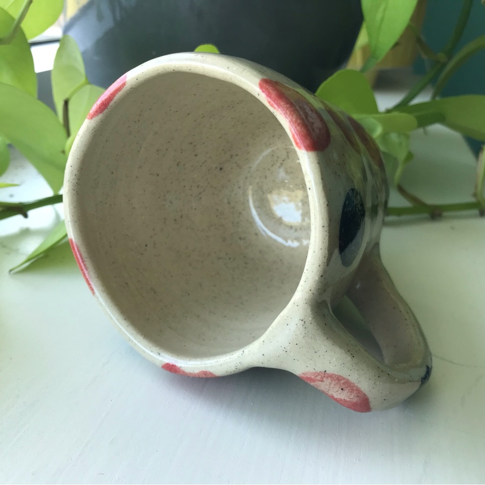 Handmade Polka Dot Ceramic Mug ♥️ - Picture 7 of 7
